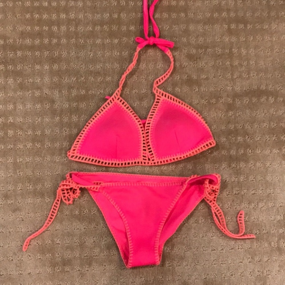 Like new hot pink VS bikini